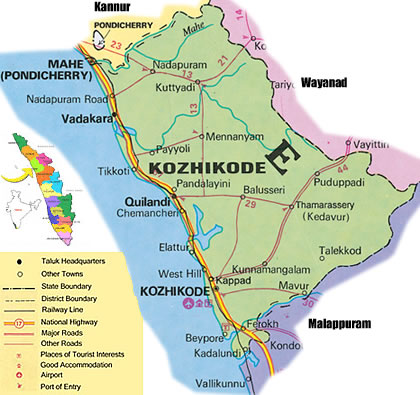 Kozhikode Map